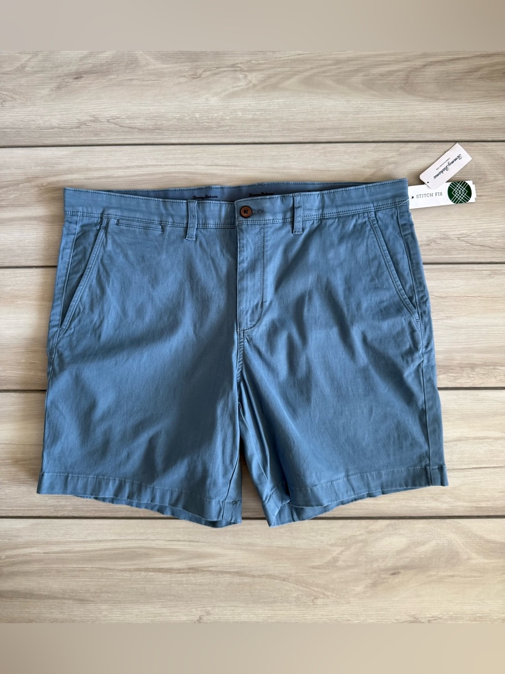 Tommy Bahama Boracay® Island Chino 7Inch Shorts Blue Size 36 NWT - Picture 2 of 9